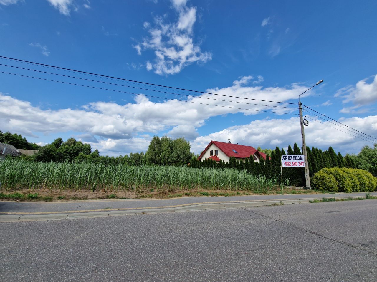 Działka rolno-budowlana Ostrowy