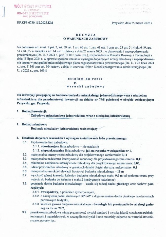 Działka budowlana Gromadzin, ul. Źródlana. Zdjęcie 2