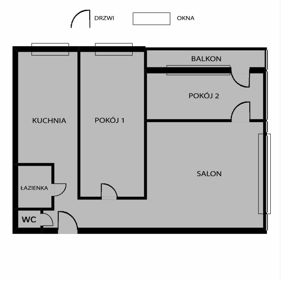 Mieszkanie 3-pokojowe Łomża, Dworna. Zdjęcie 14