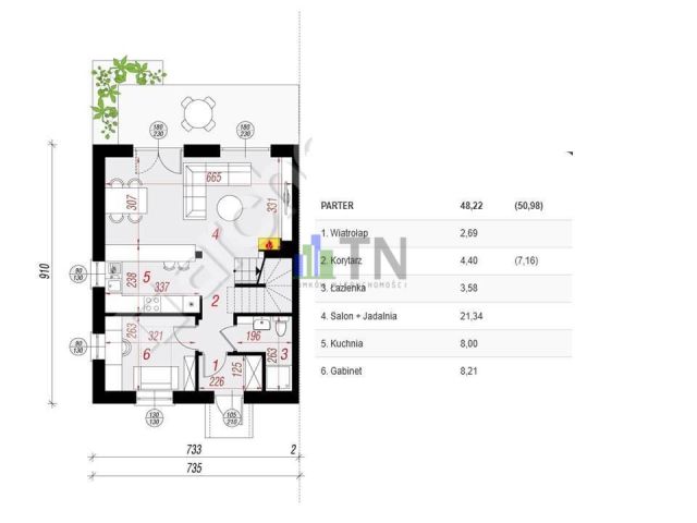bliźniak, 5 pokoi Jelcz-Laskowice. Zdjęcie 14