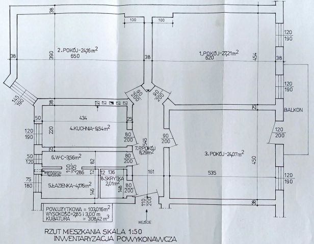 Mieszkanie 3-pokojowe Szczecin Niebuszewo. Zdjęcie 1