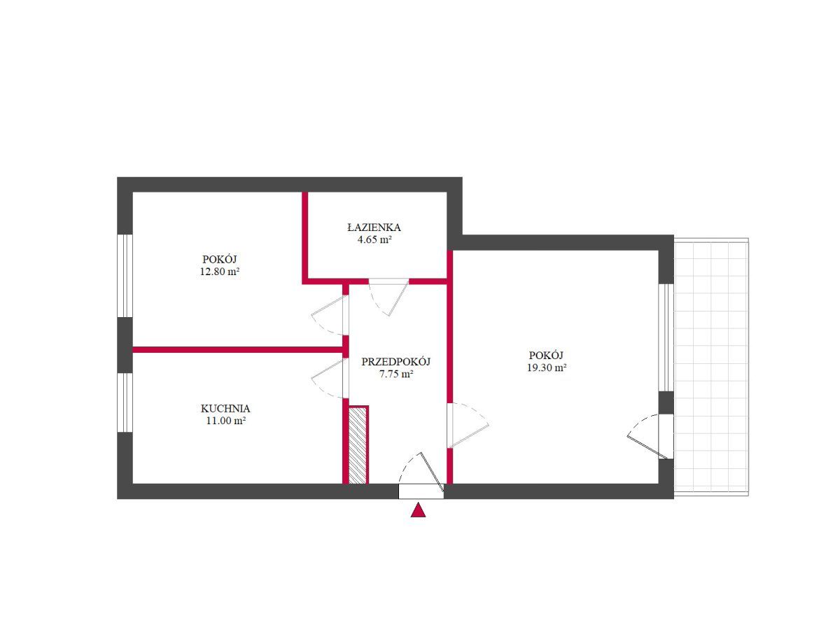 Mieszkanie 2-pokojowe Opole Malinka, ul. Kielecka. Zdjęcie 8