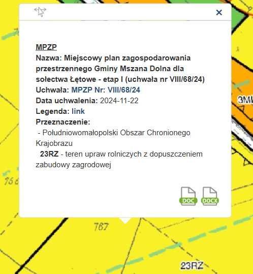 Działka siedliskowa Łętowe. Zdjęcie 2