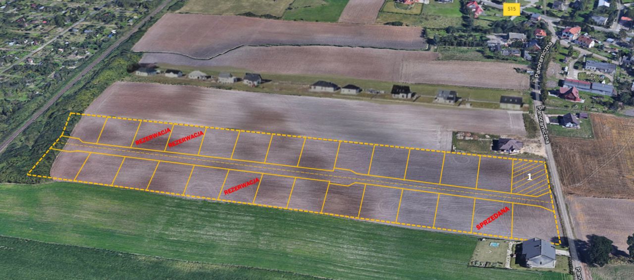 Działka budowlana Nowa Wieś Malborska, ul. Panoramiczna