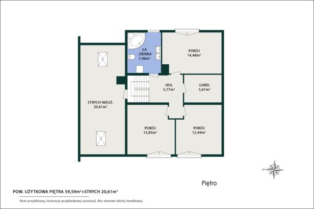 bliźniak, 6 pokoi Mokre, ul. 15 Sierpnia. Zdjęcie 8