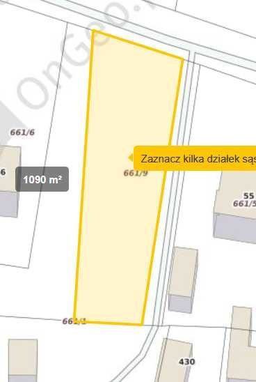 Działka budowlana Kłaj. Zdjęcie 3