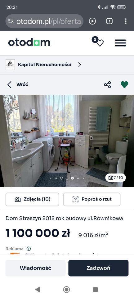 bliźniak, 4 pokoje Straszyn, Rownikowa. Zdjęcie 4