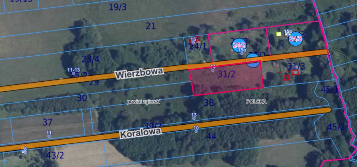 Działka rolna Zgierz Chełmy, ul. Wierzbowa. Zdjęcie 1