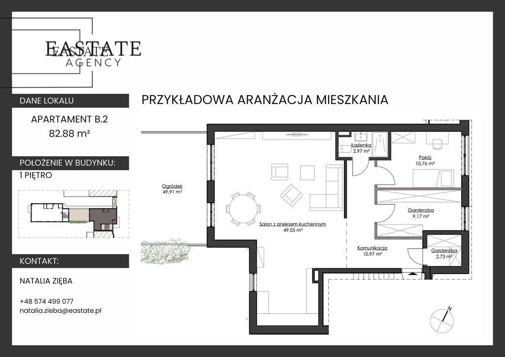 Mieszkanie 2-pokojowe Gdynia Orłowo, ul. Inżynierska. Zdjęcie 5