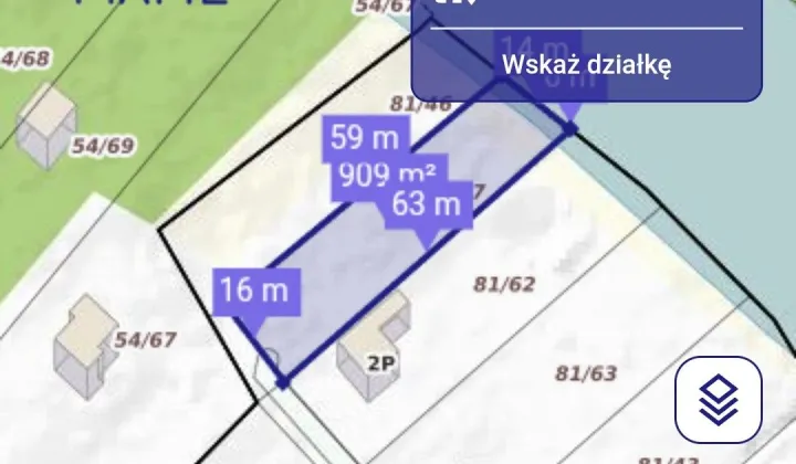 Działka budowlana Błędowo