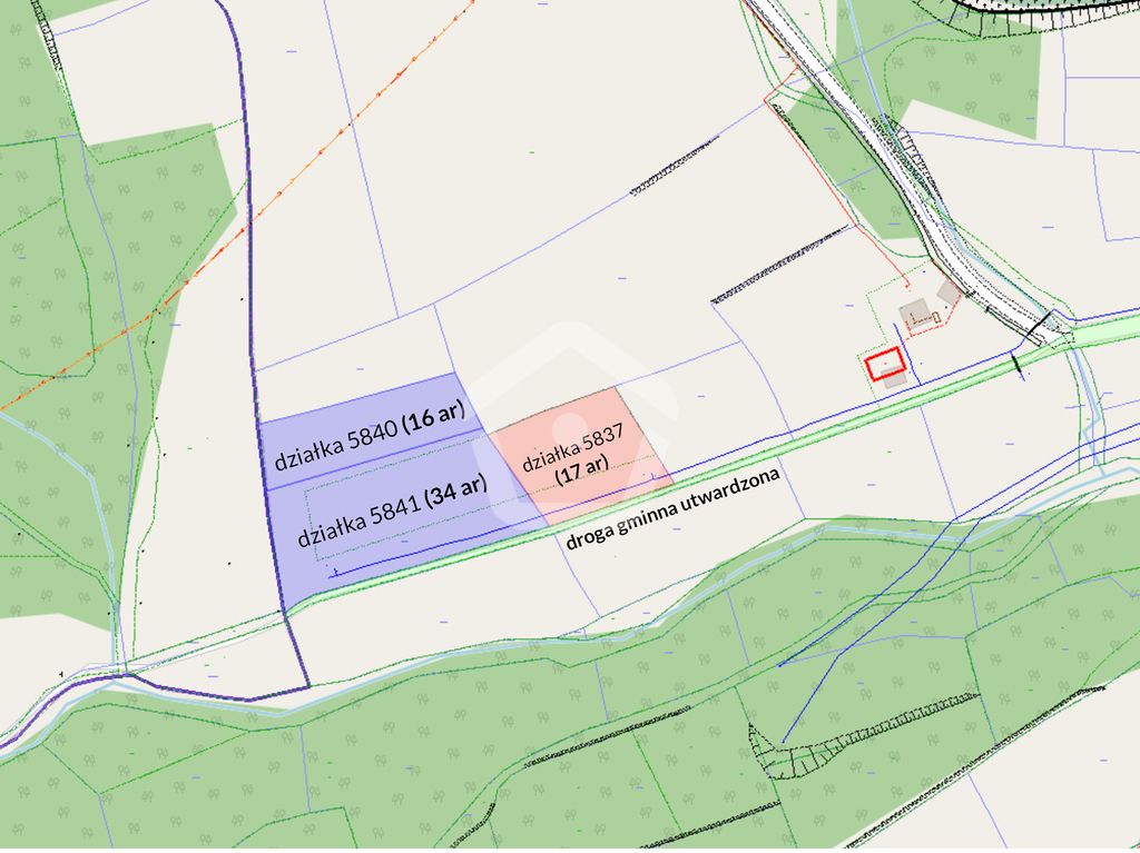 Działka budowlana Zagorzyce. Zdjęcie 8