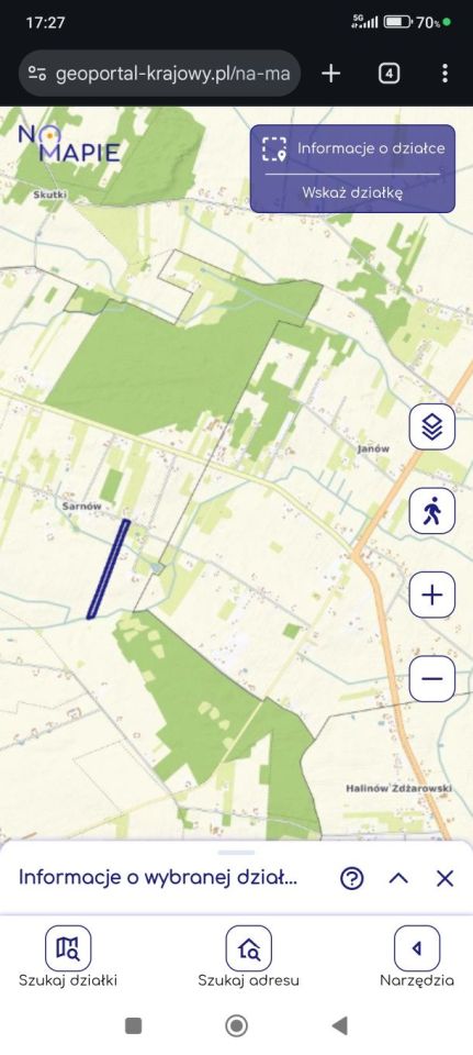 Działka rolna Sarnów. Zdjęcie 3