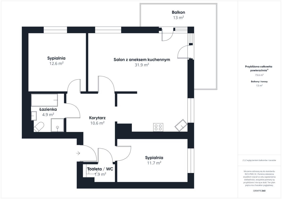 Mieszkanie 3-pokojowe Brwinów, ul. Sportowa. Zdjęcie 20