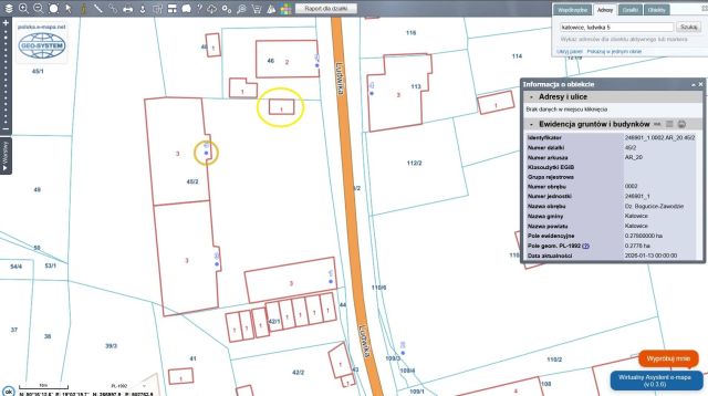 Działka inna Katowice Bogucice, ul. Ludwika. Zdjęcie 1
