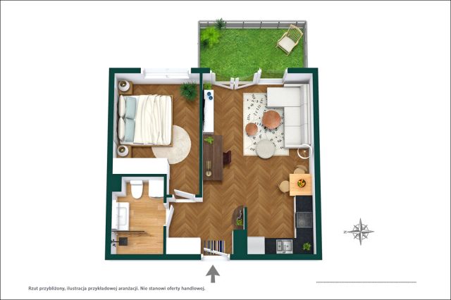 Mieszkanie 2-pokojowe Ząbki, ul. Christiana Andersena. Zdjęcie 7