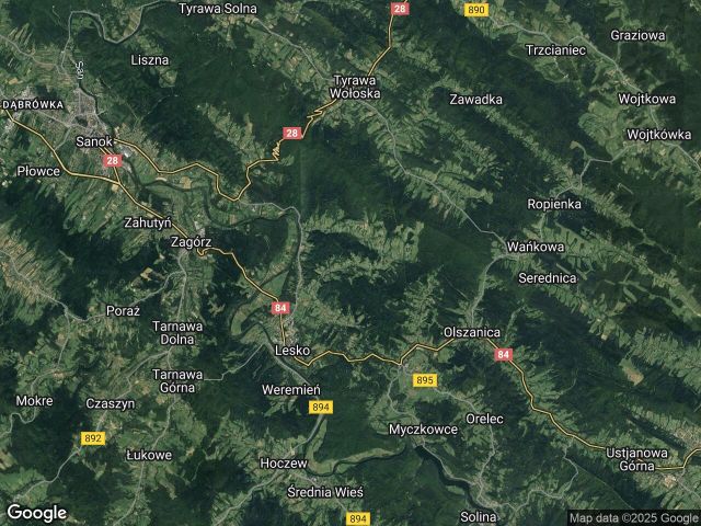 Działka leśna Bezmiechowa Dolna. Zdjęcie 1