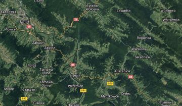 Działka leśna Bezmiechowa Dolna