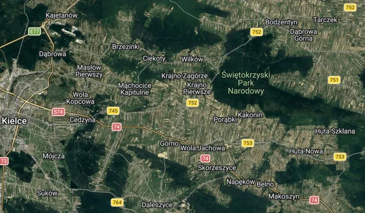 Działka budowlana Krajno-Parcele Stróżna