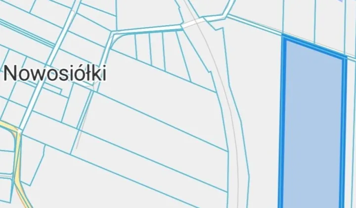 Działka rolna Nowosiółki