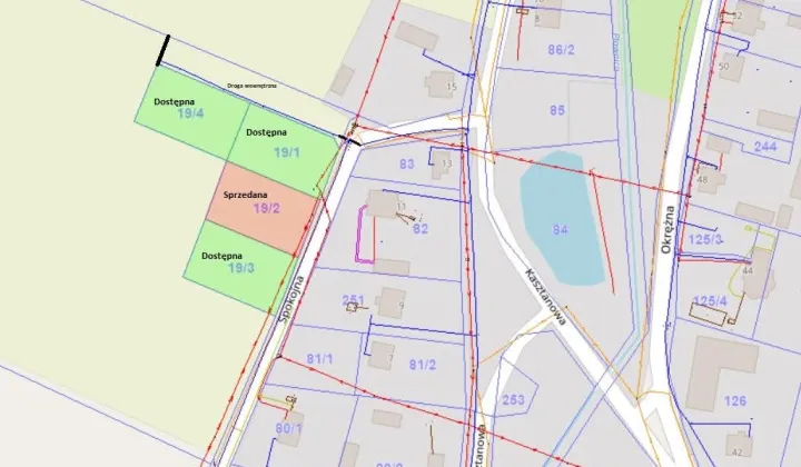 Działka budowlana Niestum, ul. Spokojna