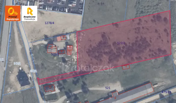 Działka inwestycyjna Chwaszczyno, ul. Tuchomska