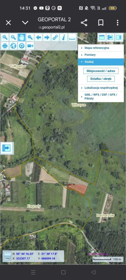 Działka rolna Dacharzów. Zdjęcie 2