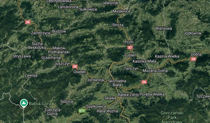 Działka budowlana Łętownia Zagrody Niżnie