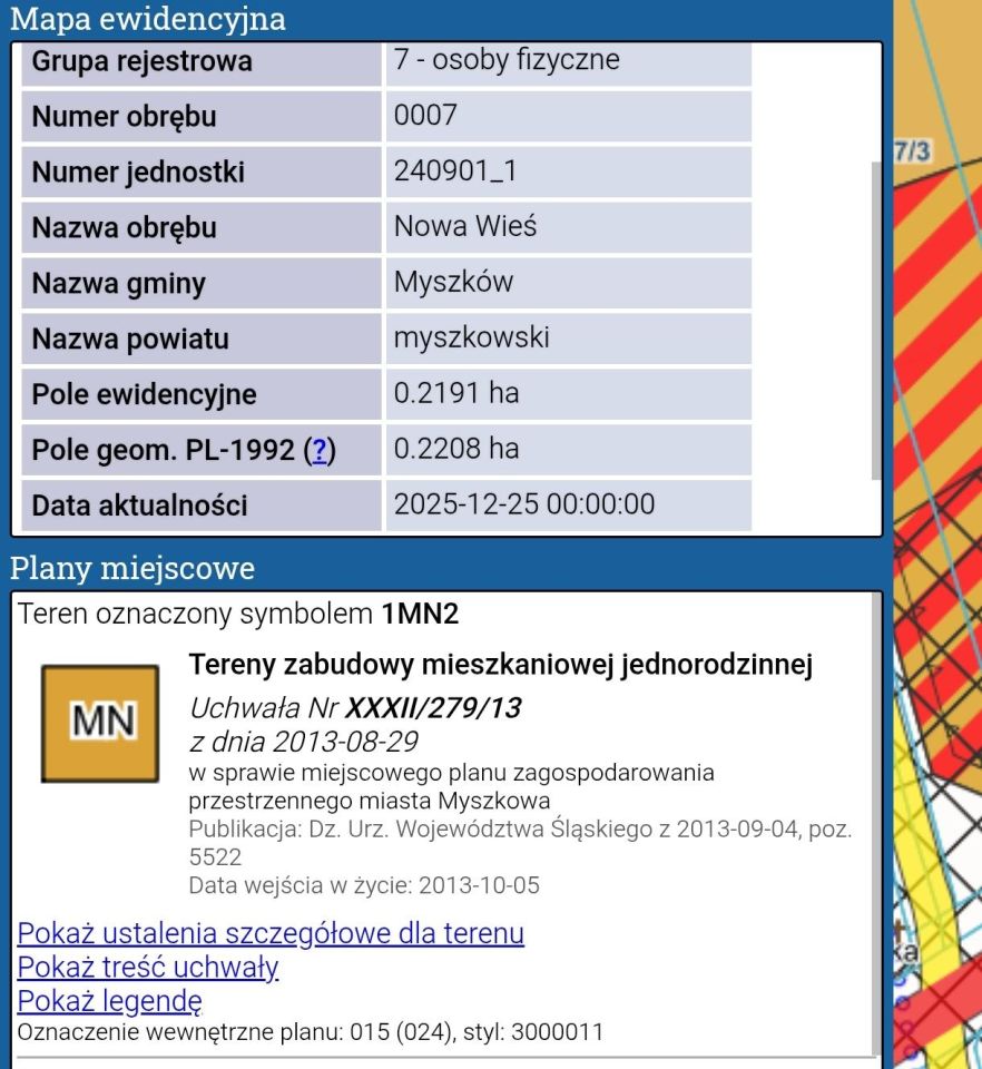 Działka budowlana Myszków Nowa Wieś Żarecka, ul. Koziegłowska. Zdjęcie 4
