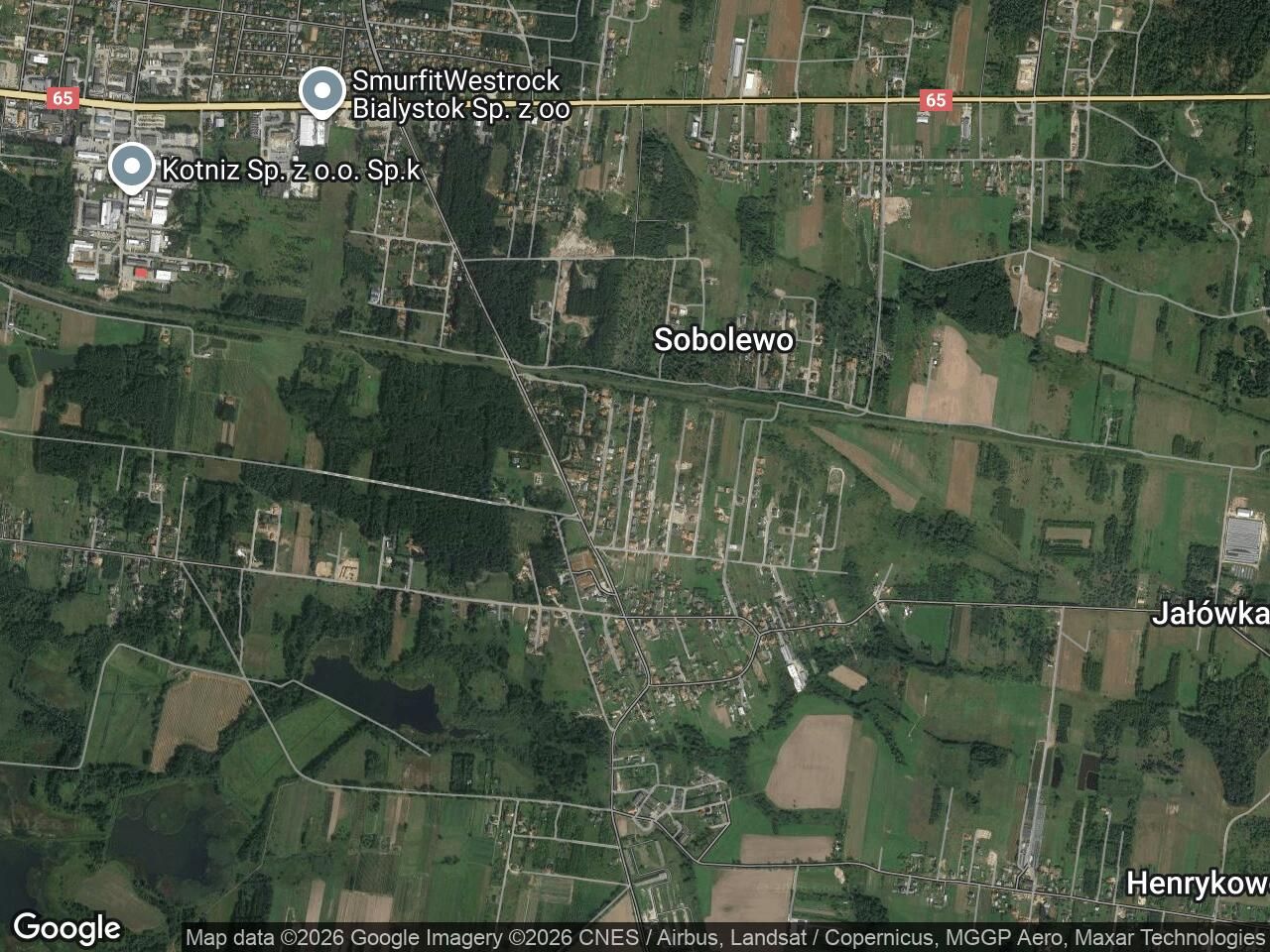 Działka budowlana Sobolewo, ul. Śliwkowa