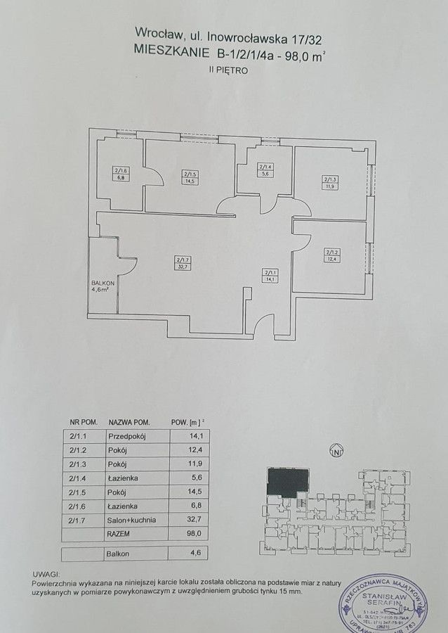 Mieszkanie 4-pokojowe Wrocław Stare Miasto, ul. Inowrocławska. Zdjęcie 14