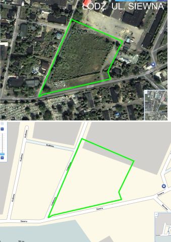 Działka inwestycyjna Łódź Polesie, ul. Siewna. Zdjęcie 1