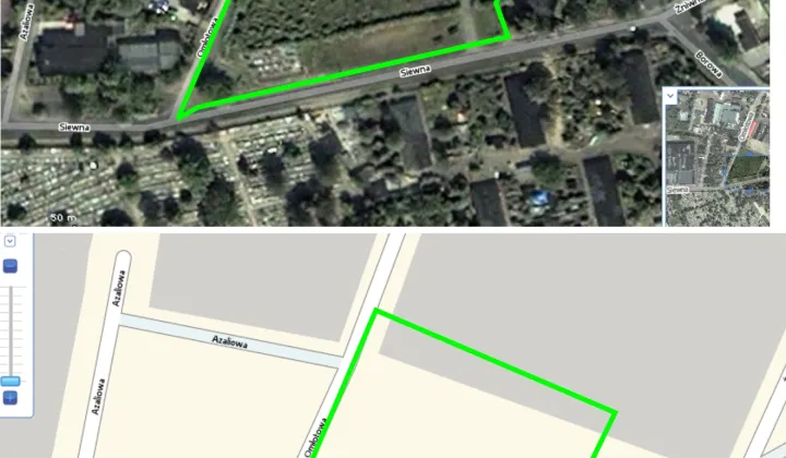 Działka inwestycyjna Łódź Polesie, ul. Siewna