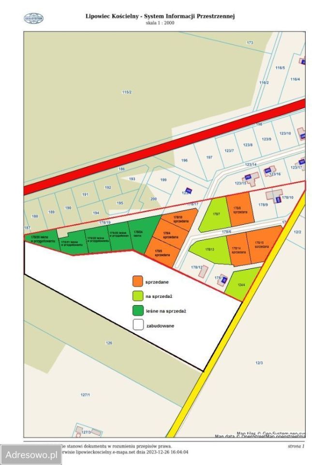 Działka budowlana Parcele Łomskie. Zdjęcie 4
