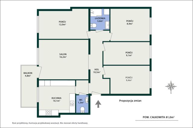 Mieszkanie 4-pokojowe Zielonka, ul. Młodzieżowa. Zdjęcie 15