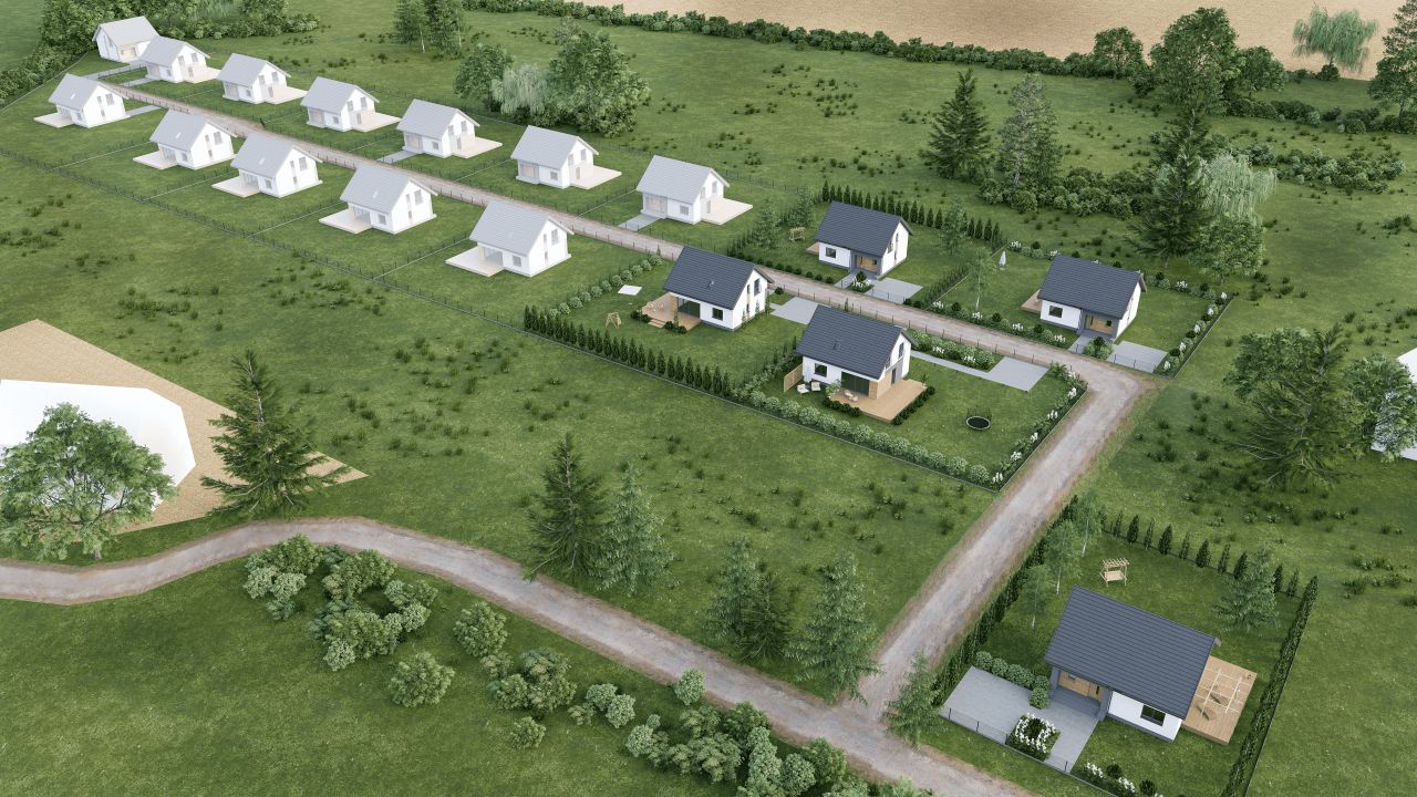 dom wolnostojący, 5 pokoi Komorowo. Zdjęcie 17