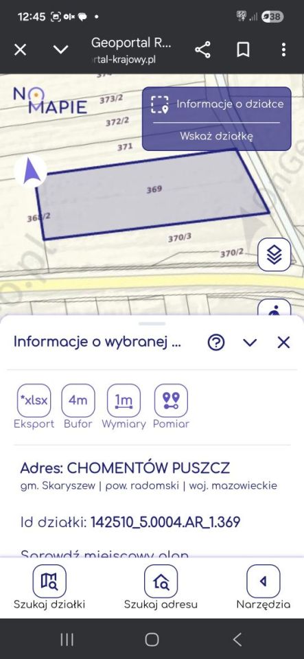Działka budowlana Chomętów-Puszcz. Zdjęcie 2