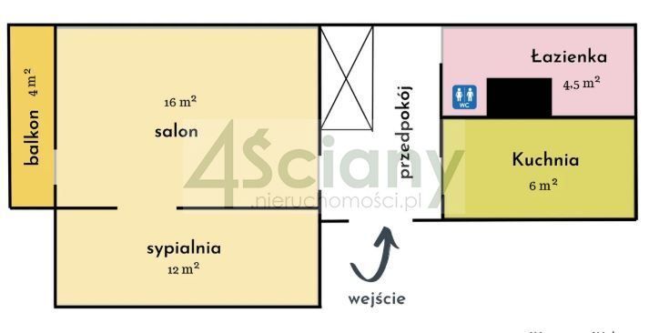 Mieszkanie 2-pokojowe Warszawa Wola, al. Prymasa Tysiąclecia. Zdjęcie 16