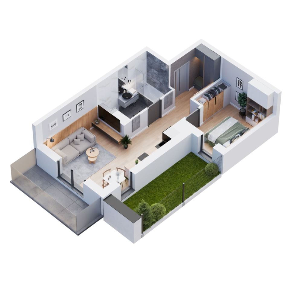 Mieszkanie 2-pokojowe Dobczyce, ul. Szkolna. Zdjęcie 8