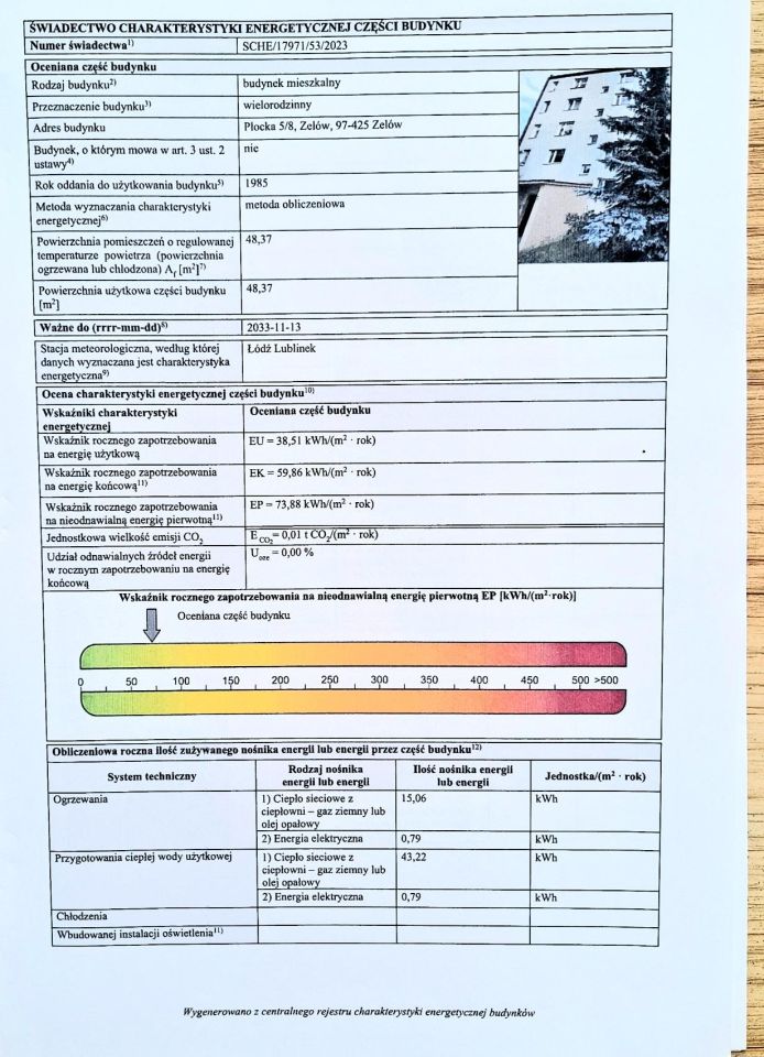 Mieszkanie 2-pokojowe Zelów, os. Płocka. Zdjęcie 14