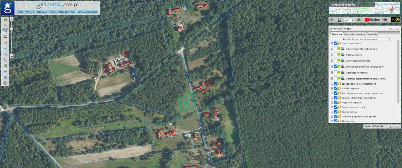 Działka rolno-budowlana Borzęcin Czarnawa. Zdjęcie 3