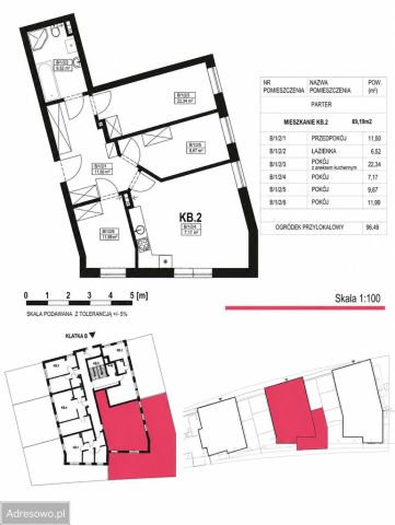 Mieszkanie 4-pokojowe Wrocław Złotniki. Zdjęcie 1