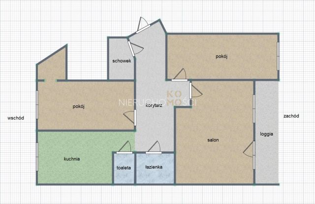 Mieszkanie 3-pokojowe Wrocław Krzyki, ul. Orzechowa. Zdjęcie 16