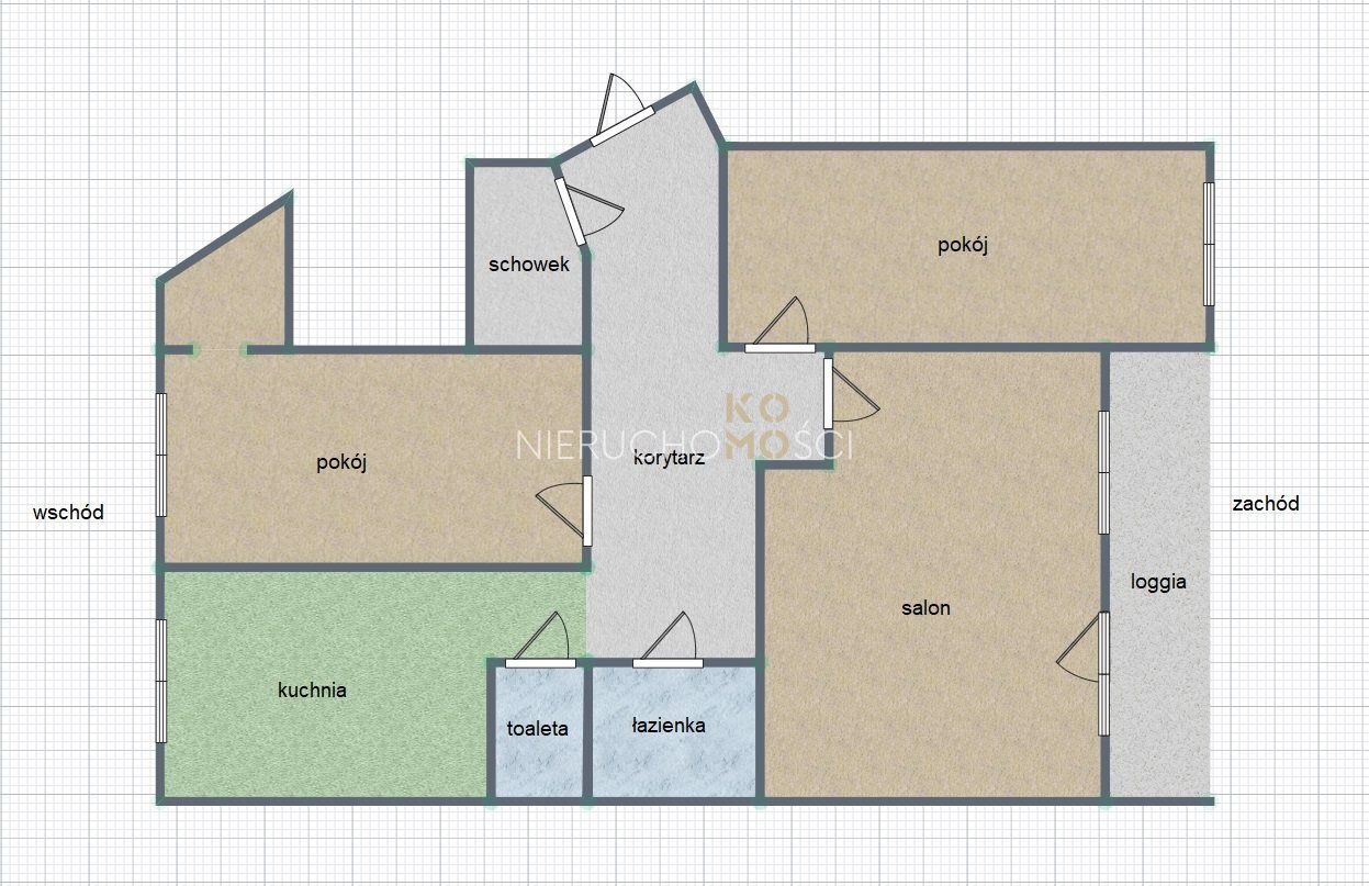 Mieszkanie 3-pokojowe Wrocław Krzyki, ul. Orzechowa. Zdjęcie 16