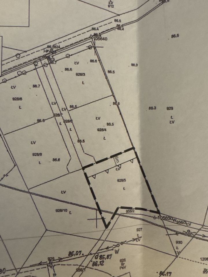 Działka budowlana Zębowo, ul. Łąkowa. Zdjęcie 3