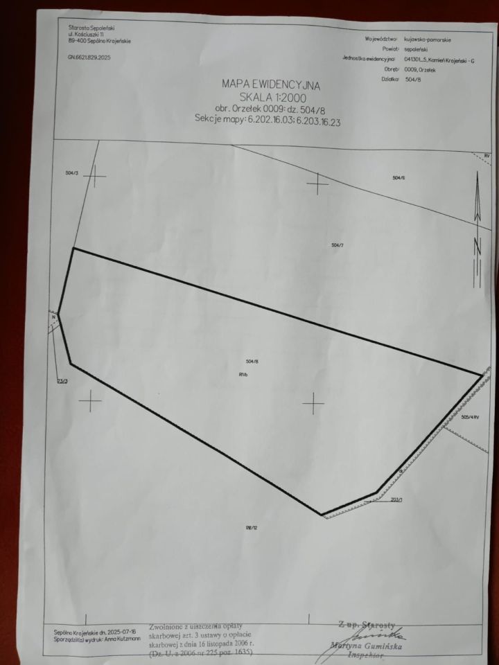 Działka rolna Orzełek. Zdjęcie 7