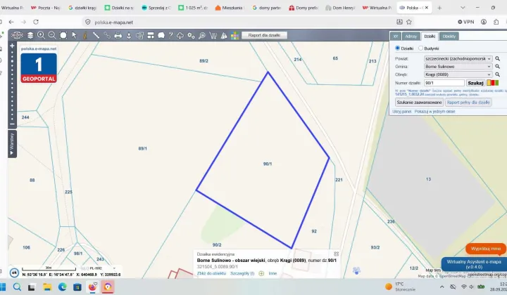 Działka budowlana Krągi