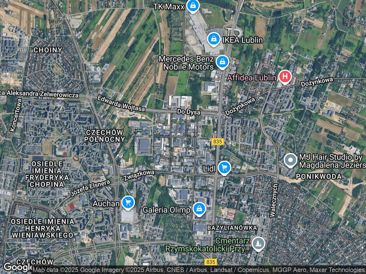 Działka inwestycyjna Lublin Bursaki, ul. Mariana Rapackiego