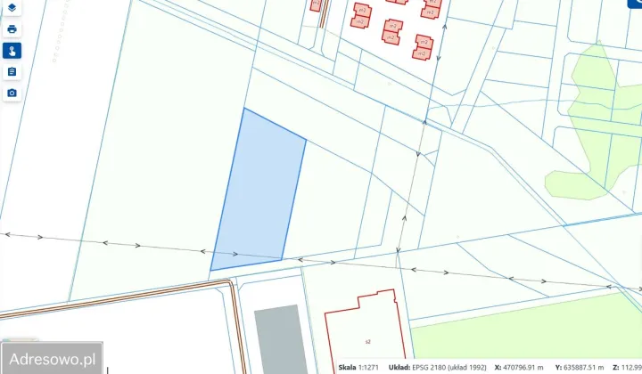 Działka inwestycyjna Nowa Wola