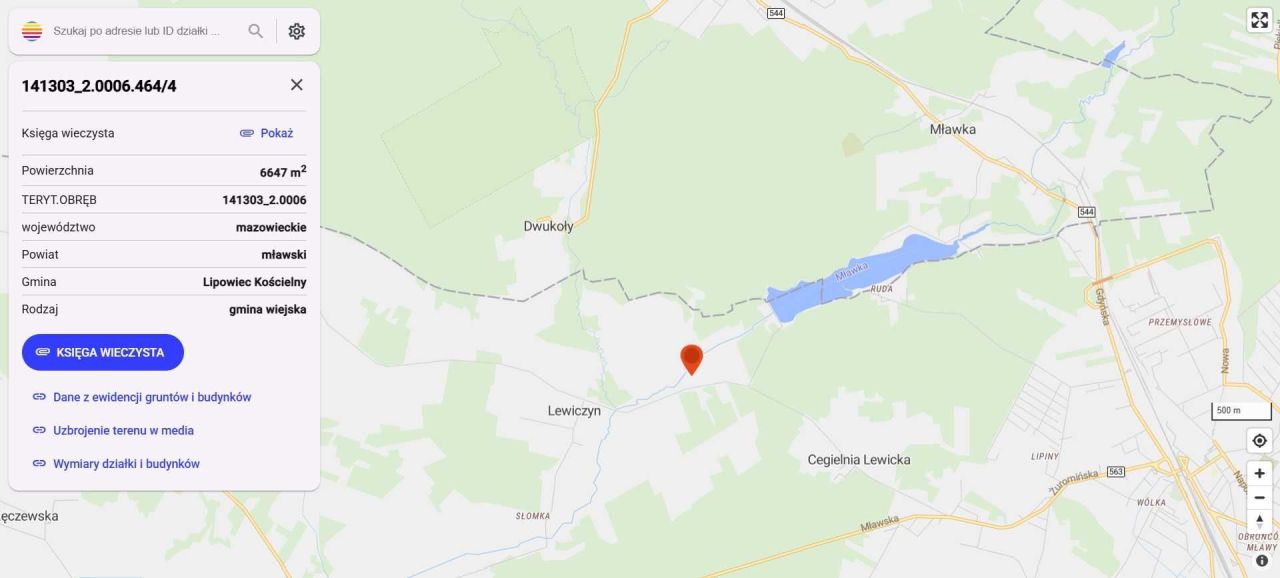 Działka budowlana Lewiczyn. Zdjęcie 3