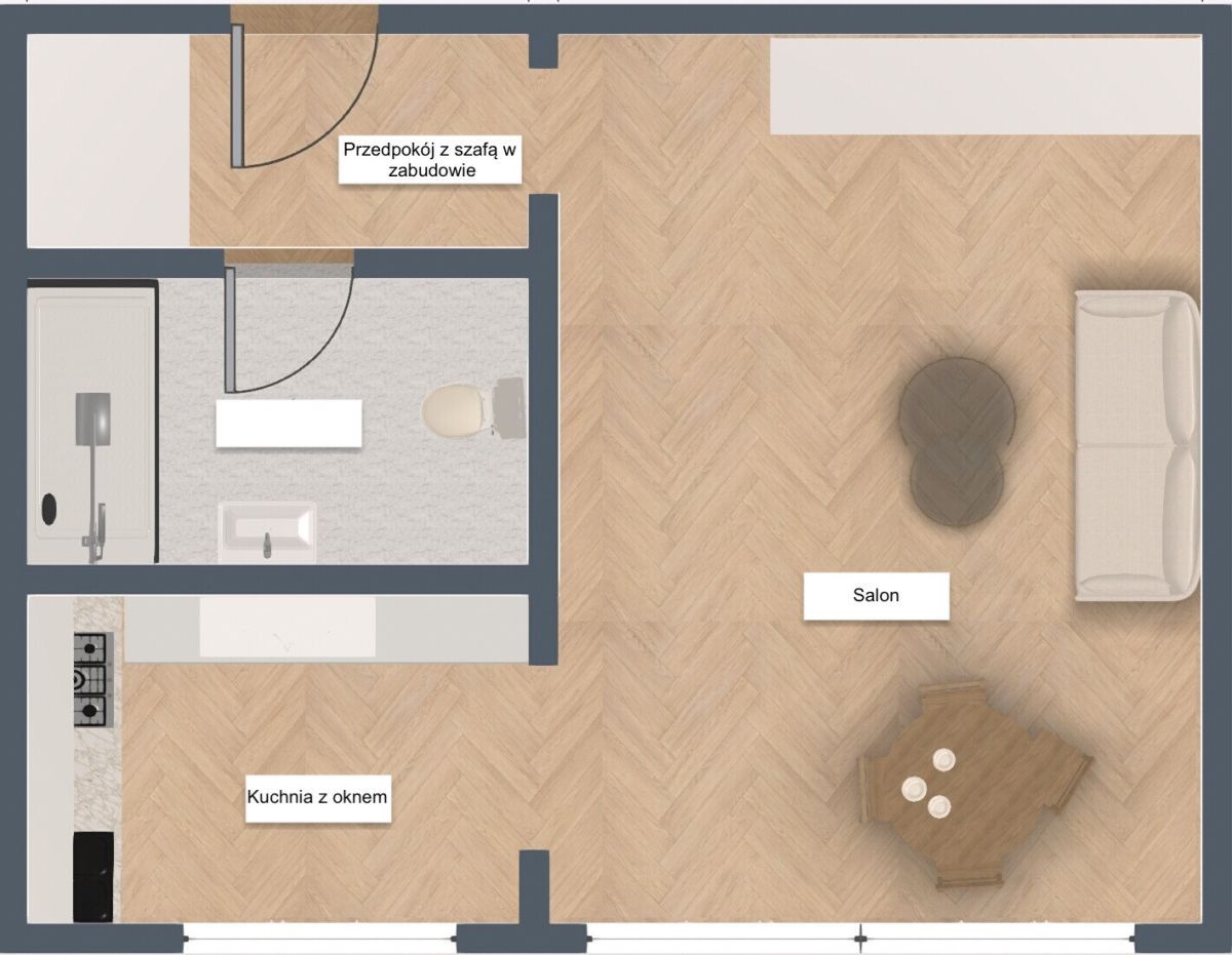 Mieszkanie 1-pokojowe Warszawa Wola, ul. Okopowa. Zdjęcie 3